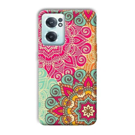 Floral Design Customized Printed Back Case for OnePlus Nord CE 2