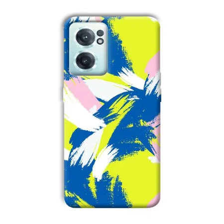 Blue White Pattern Customized Printed Back Case for OnePlus Nord CE 2