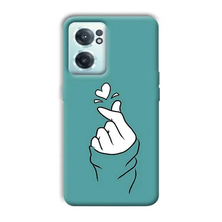 Korean Love Design Customized Printed Back Case for OnePlus Nord CE 2