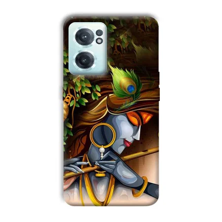 Krishna & Flute Customized Printed Back Case for OnePlus Nord CE 2