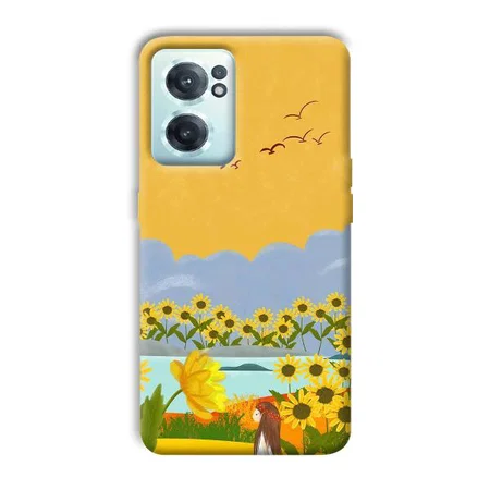 Girl in the Scenery Customized Printed Back Case for OnePlus Nord CE 2