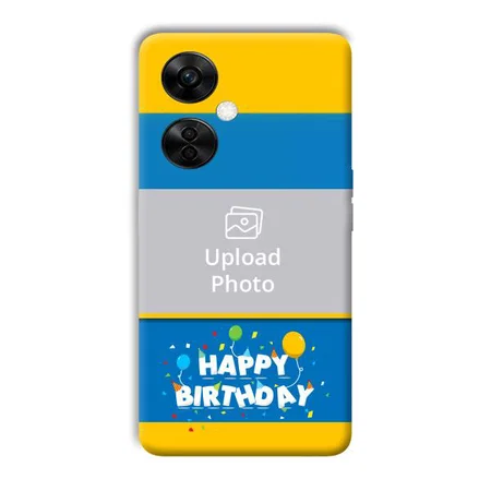 Happy Birthday Customized Printed Back Case for OnePlus Nord CE 3 Lite 5G