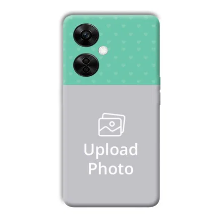 Green Hearts Customized Printed Back Case for OnePlus Nord CE 3 Lite 5G