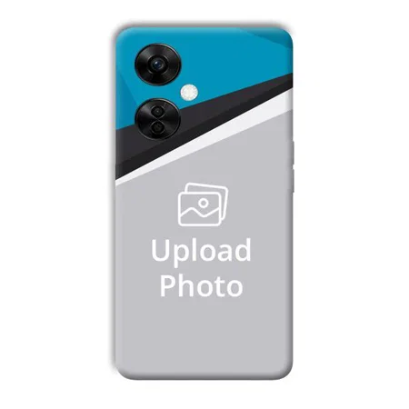 Blue Black Customized Printed Back Case for OnePlus Nord CE 3 Lite 5G