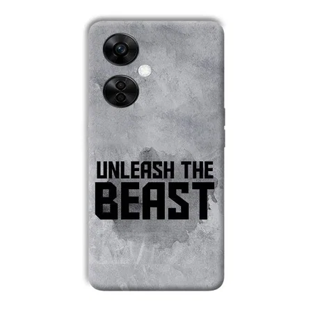 Unleash The Beast Customized Printed Back Case for OnePlus Nord CE 3 Lite 5G