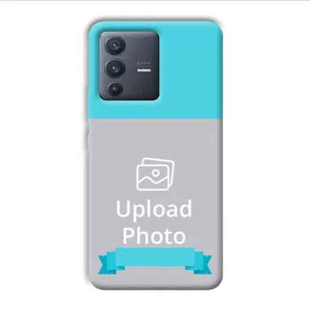 Blue Customized Printed Back Case for Vivo V23