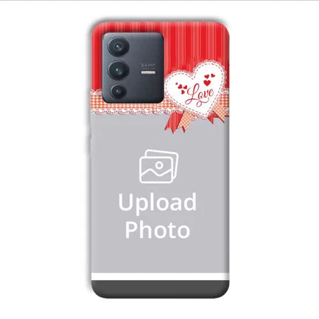 Valentine Customized Printed Back Case for Vivo V23