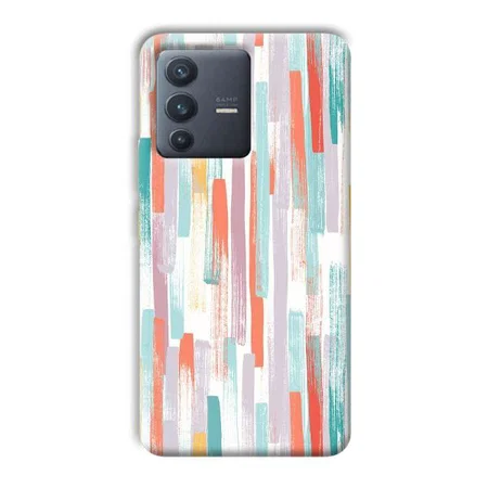 Light Paint Stroke Customized Printed Back Case for Vivo V23