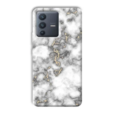 Grey White Design Customized Printed Back Case for Vivo V23
