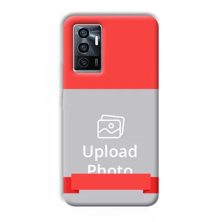 Red Design Customized Printed Back Case for Vivo V23e