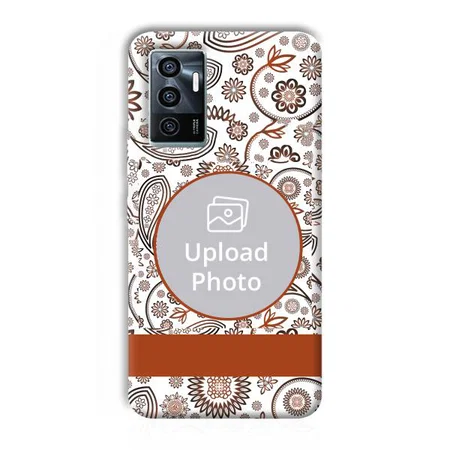 Henna Art Customized Printed Back Case for Vivo V23e