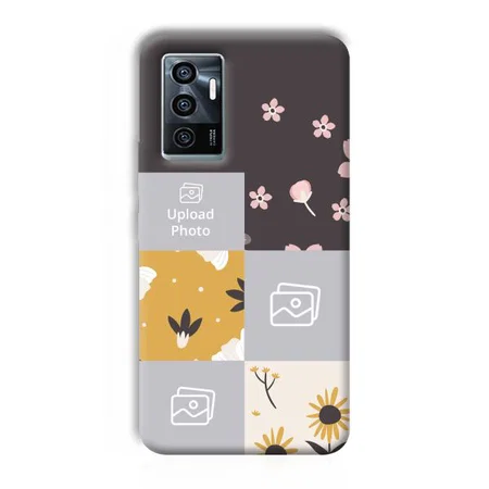 Collage Customized Printed Back Case for Vivo V23e