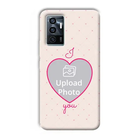 I Love You Customized Printed Back Case for Vivo V23e