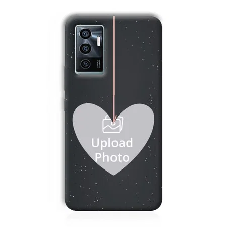 Hearts Customized Printed Back Case for Vivo V23e