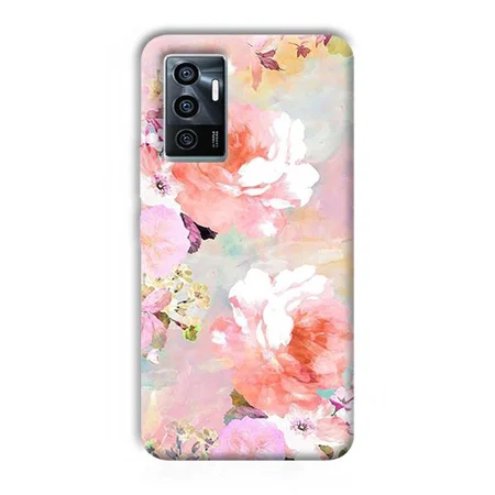 Floral Canvas Customized Printed Back Case for Vivo V23e