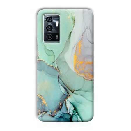 Green Marble Customized Printed Back Case for Vivo V23e