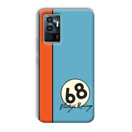 Vintage Racing Customized Printed Back Case for Vivo V23e