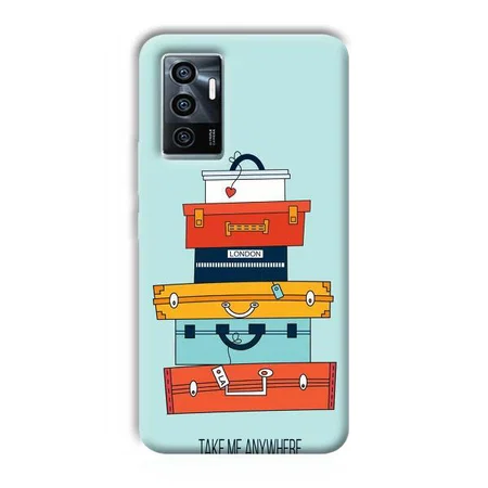 Take Me Anywhere Customized Printed Back Case for Vivo V23e