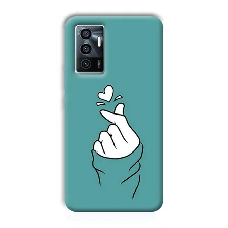 Korean Love Design Customized Printed Back Case for Vivo V23e