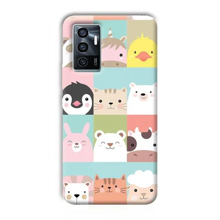 Kittens Customized Printed Back Case for Vivo V23e