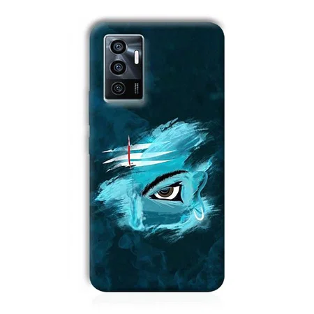 Shiva's Eye Customized Printed Back Case for Vivo V23e