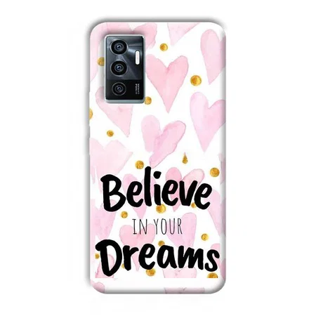 Believe Customized Printed Back Case for Vivo V23e