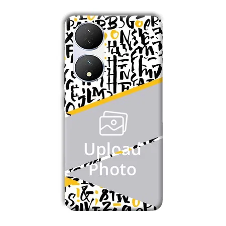 Letters Customized Printed Back Case for Vivo Y100