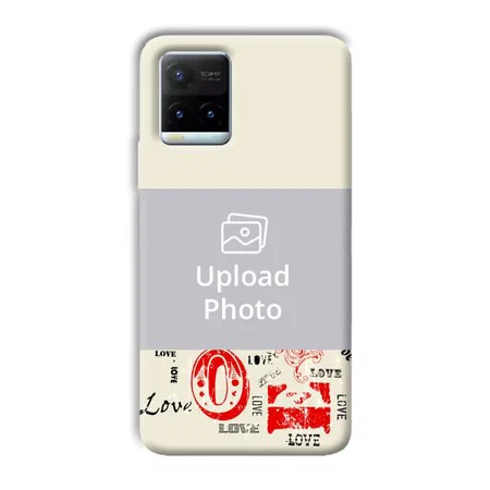 LOVE Customized Printed Back Case for Vivo Y21T