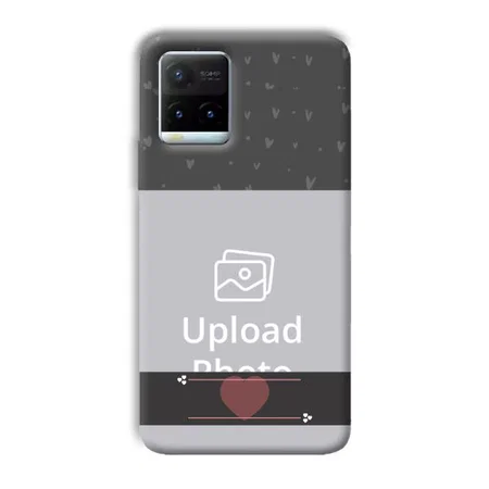 Dark Grey Customized Printed Back Case for Vivo Y21T