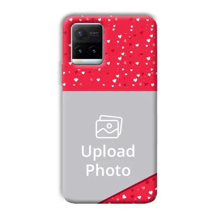 Dark Pink Customized Printed Back Case for Vivo Y21T