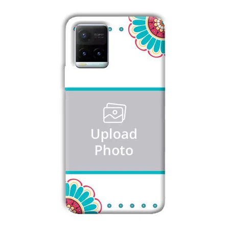 Floral  Customized Printed Back Case for Vivo Y21T