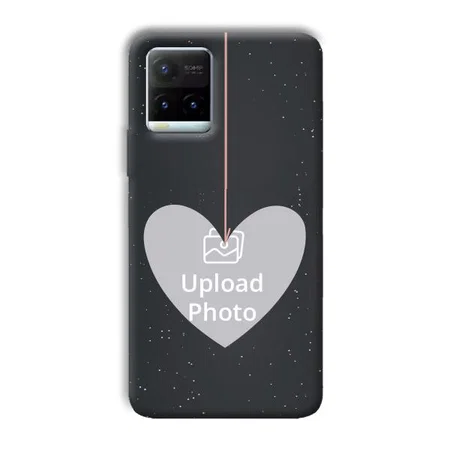 Hearts Customized Printed Back Case for Vivo Y21T