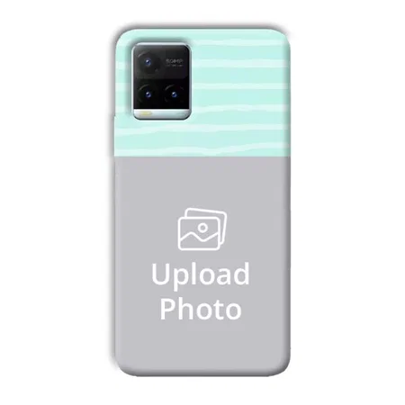 Wavy Customized Printed Back Case for Vivo Y21T