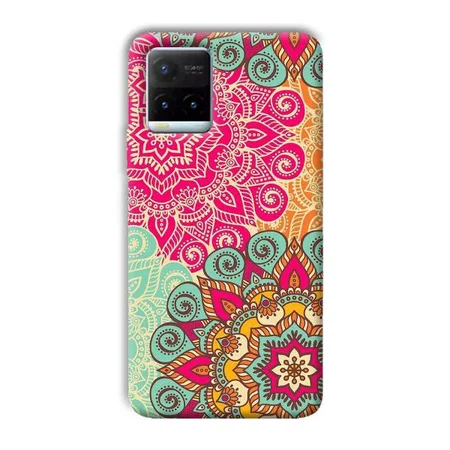 Floral Design Customized Printed Back Case for Vivo Y21T