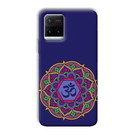 Blue Om Design Customized Printed Back Case for Vivo Y21T