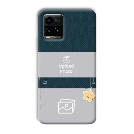 Cute Stars Customized Printed Back Case for Vivo Y33T
