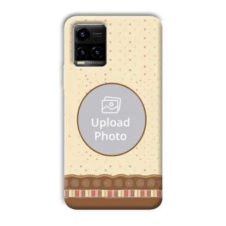 Brown Design Customized Printed Back Case for Vivo Y33T