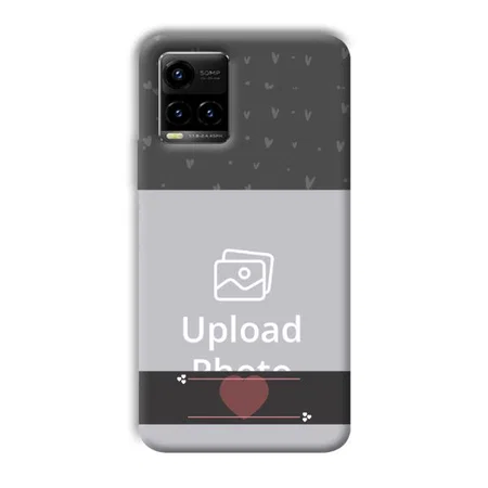 Dark Grey Customized Printed Back Case for Vivo Y33T