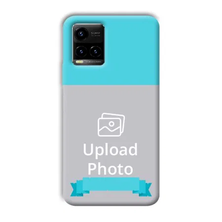 Blue Customized Printed Back Case for Vivo Y33T