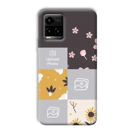 Collage Customized Printed Back Case for Vivo Y33T