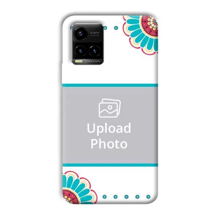 Floral  Customized Printed Back Case for Vivo Y33T