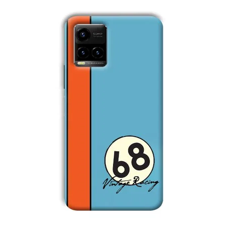 Vintage Racing Customized Printed Back Case for Vivo Y33T