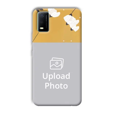 Flowers Background Customized Printed Back Case for Vivo Y3s