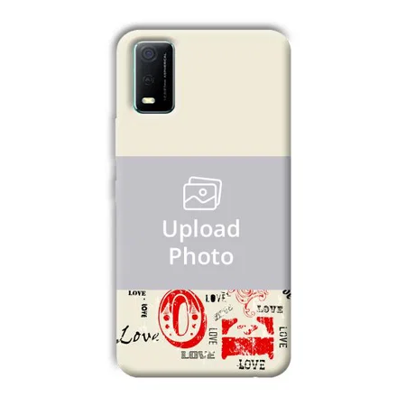 LOVE Customized Printed Back Case for Vivo Y3s