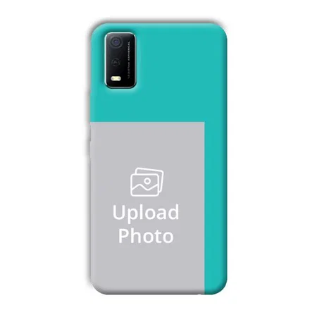 Blue Customized Printed Back Case for Vivo Y3s