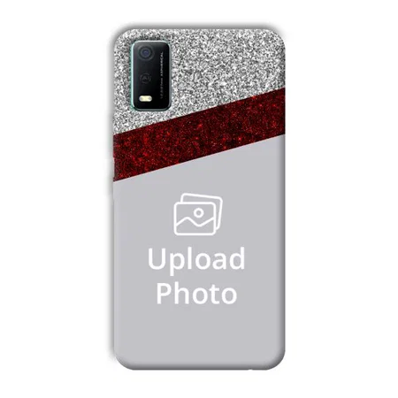 Sparkle Customized Printed Back Case for Vivo Y3s