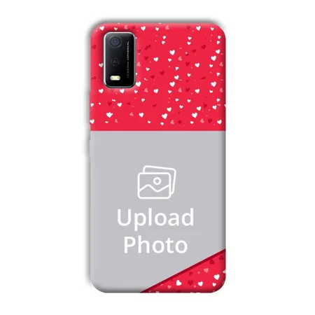 Dark Pink Customized Printed Back Case for Vivo Y3s