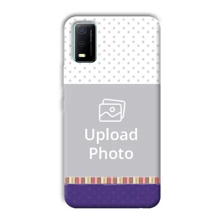 Polka Designs Customized Printed Back Case for Vivo Y3s