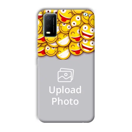 Emojis Customized Printed Back Case for Vivo Y3s