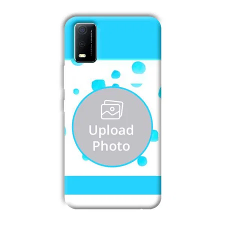 Bluish Customized Printed Back Case for Vivo Y3s